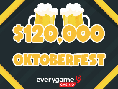 EveryGame Casino Presents $120,000 Oktoberfest Promotion