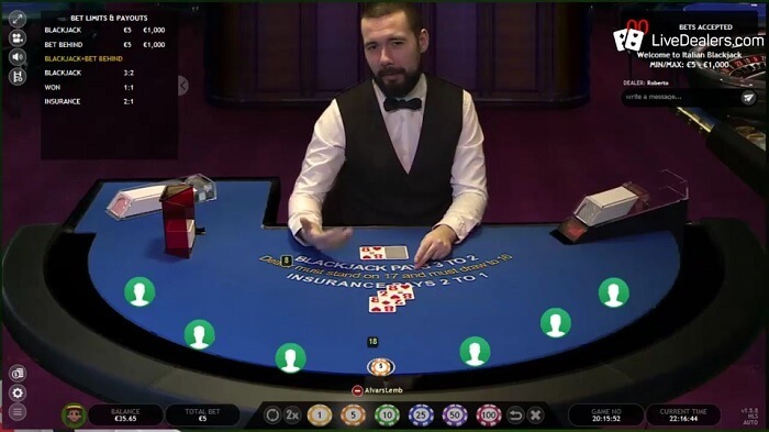 Blackjack Italian