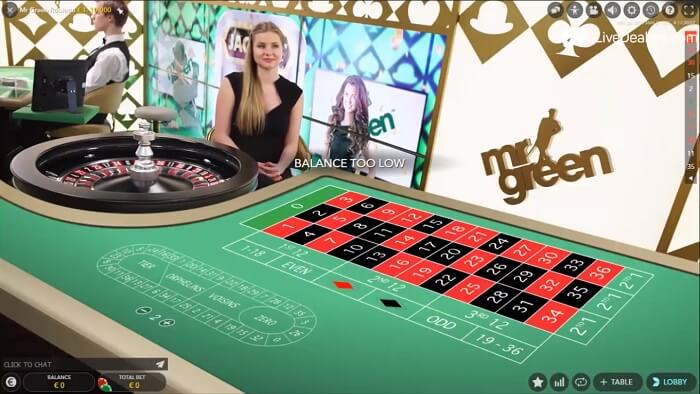 Mr. Green Exclusive Roulette