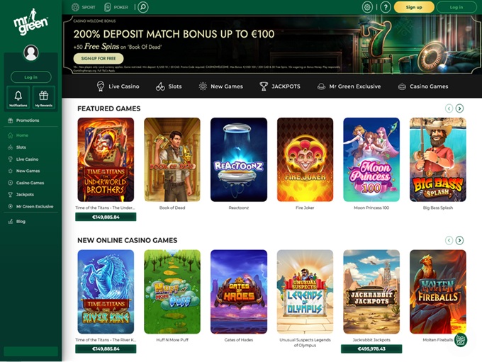 Mr Green Casino
